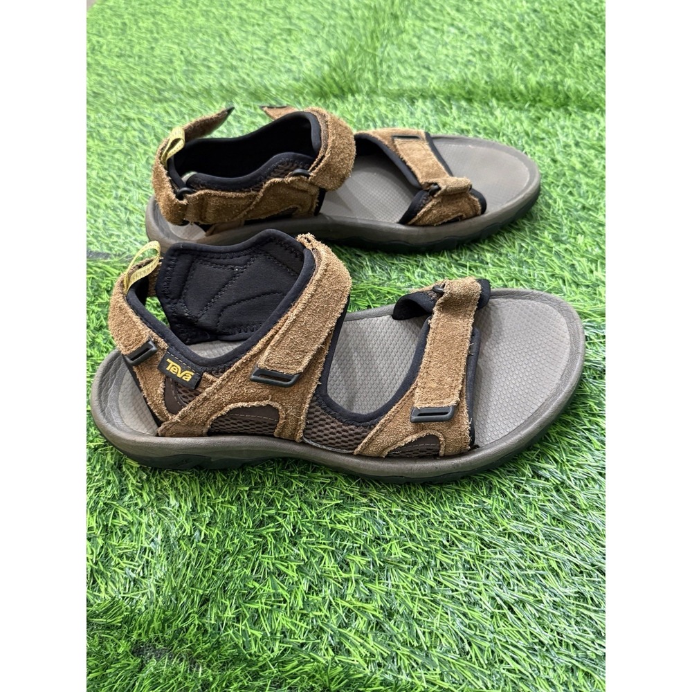 Teva Trailpulse River Sandal Outdoor Water Hiking Leather Suede Men's 8 W 10